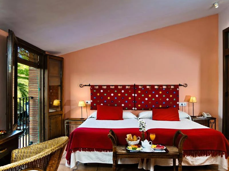 Gemütliches Zimmer im Cortijo bei Granada, Spanien