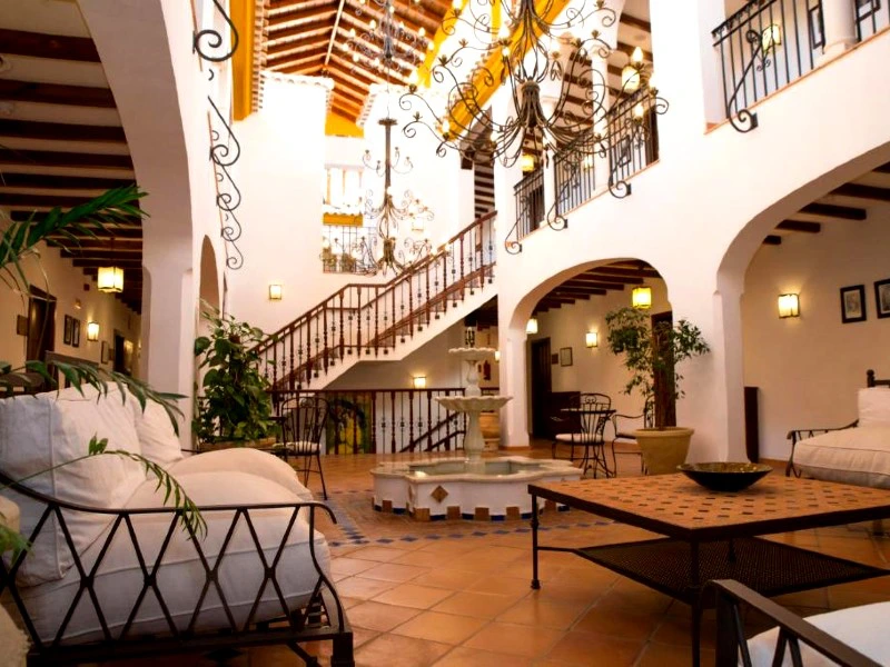 Hotellobby in Priego de Cordoba, Spanien