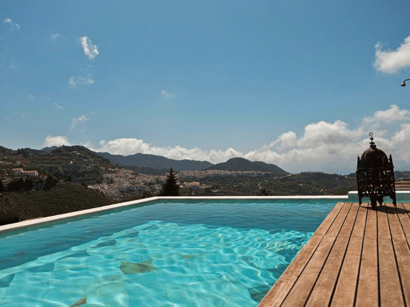 Pool im Komforthotel an der Costa del Sol, Spanien