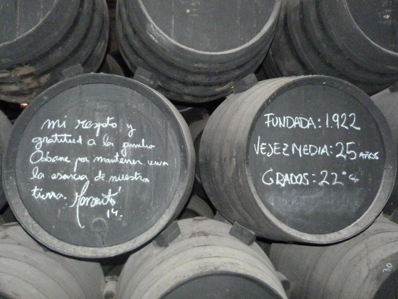 Sherryfässer in Spanien