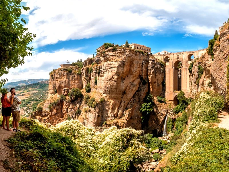Aussicht auf Ronda in Spanien