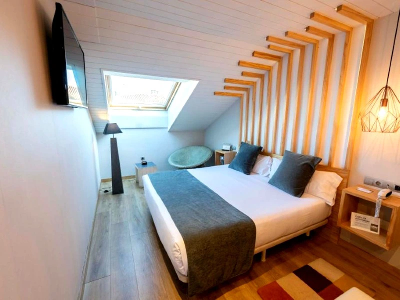 Doppelzimmer des Hotels in Oviedo