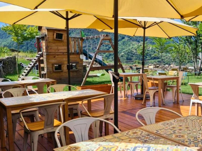 Essbereich in Ourense