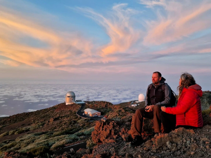 Sonnenaufgang auf dem Gipfel - La Palma, Spanien