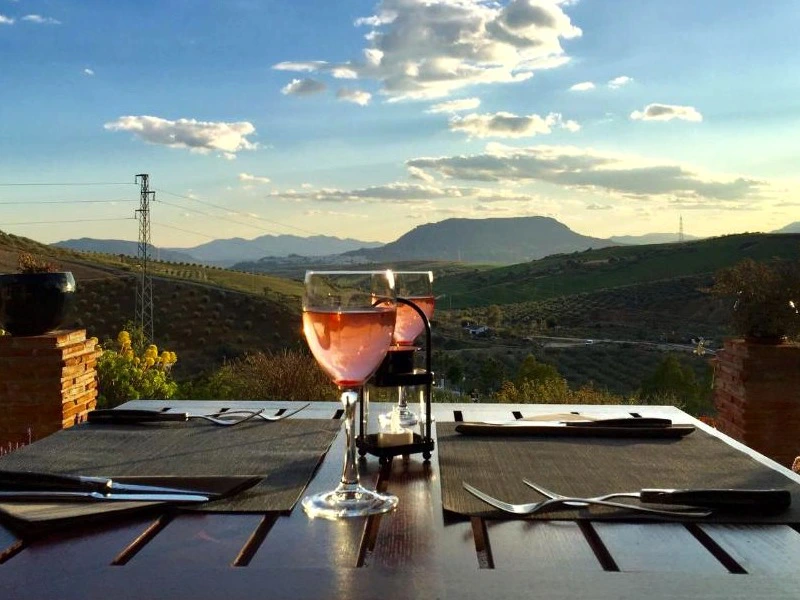 schöner Ausblick vom Hotel in Antequera