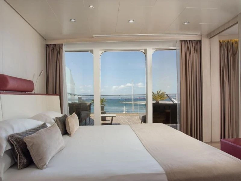Zimmer des Kreuzfahrtschiffes in Gibraltar, britisches Überseegebiet