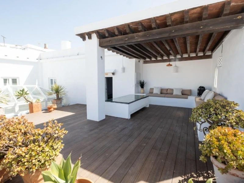 Außenbereich der Unterkunft in Tarifa