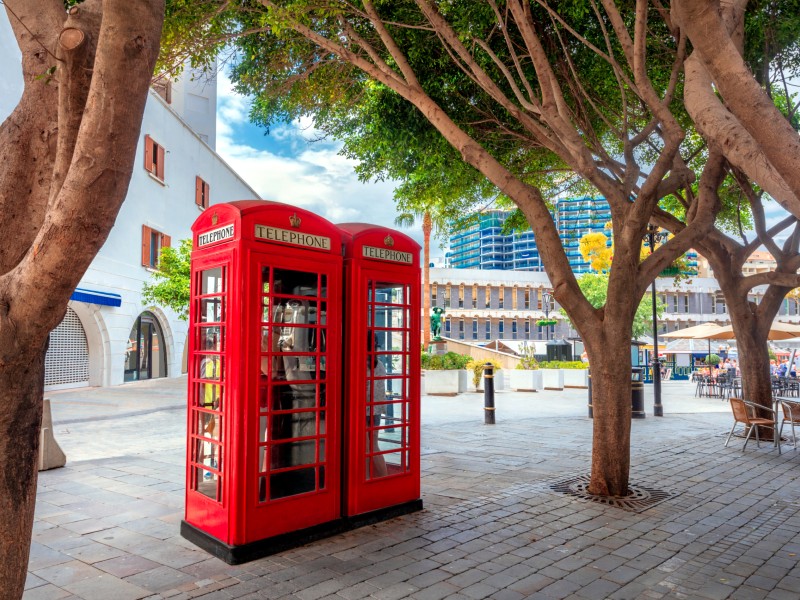 Telefonzellen in Gibraltar