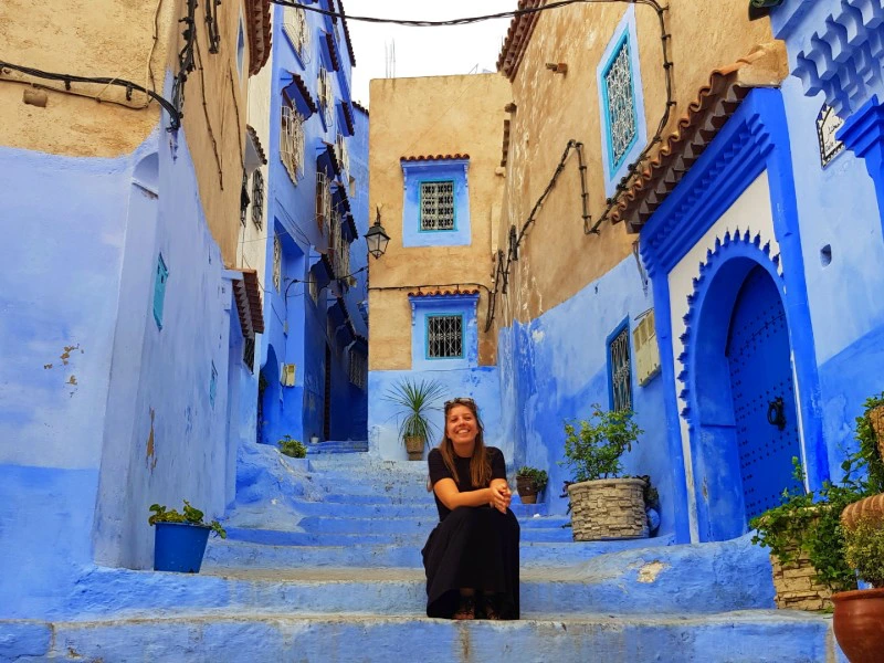 Frau in Fes, Marrokko