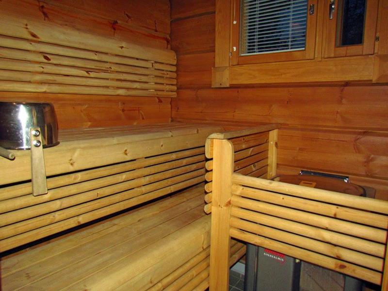 Blockhütte mit Sauna bei Rovaniemi, Lappland