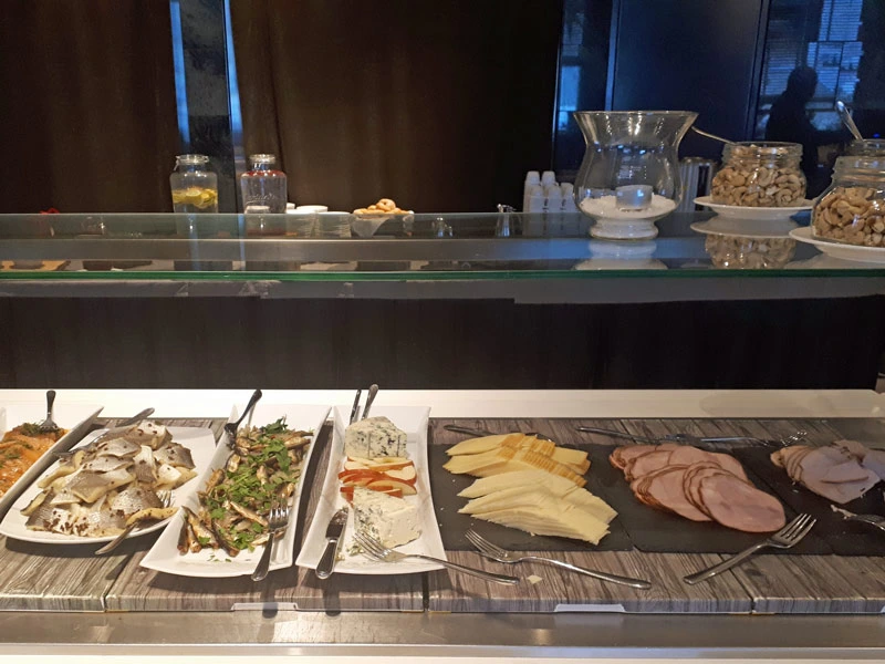 Frühstücksbuffet in Rovaniemi, Lappland