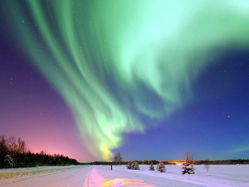 Polarlichter in Lappland