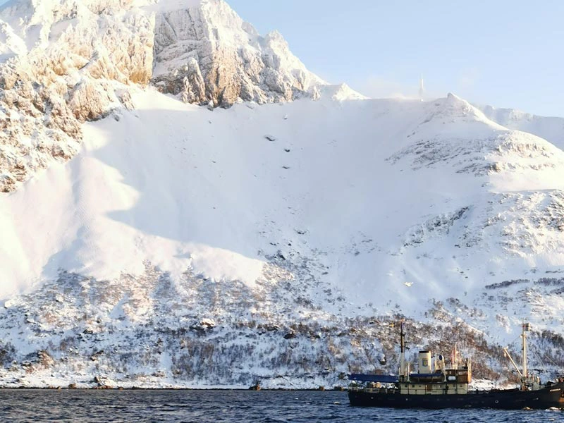 Bootstour bei Tromsö in Norwegisch Lappland