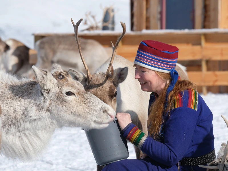 Über die ursprüngliche Bevölkerung in Lappland: Die Samen