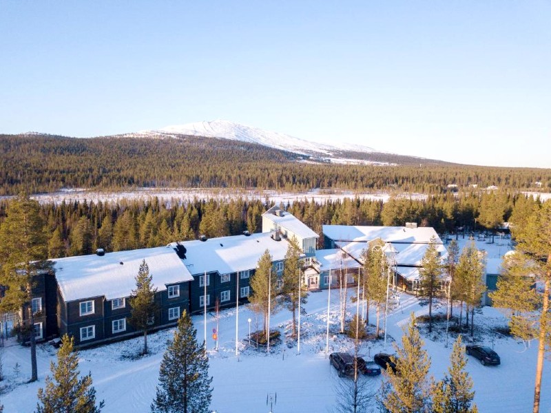 Blick auf Ylläs in Lappland