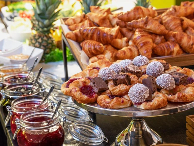 Stadthotel in Tromsø Früshtücksbuffet