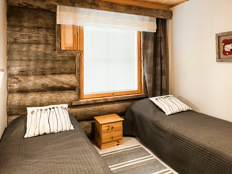 Schlafzimmer Äkäslompolo Hütte