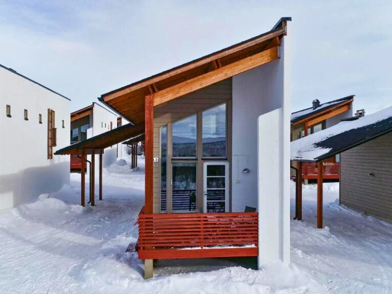 Außenansicht der Apartments in Kilpisjärvi, Finnland