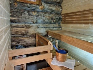 Sauna der Hütte in Pyhä