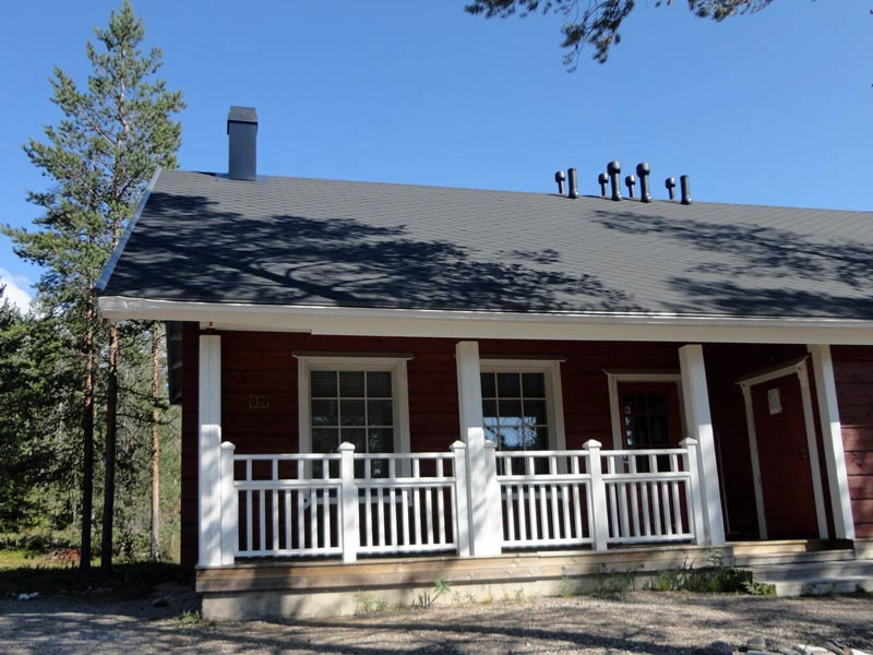 Finnisch Lappland im Herbst: Chalet in Rovaniemi