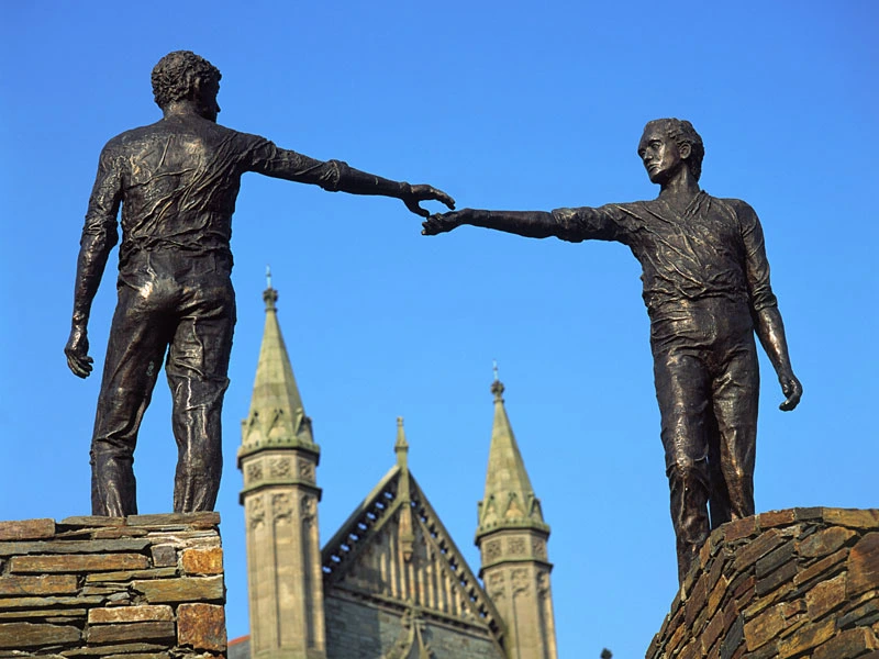 Berühmte Statue in Londonderry