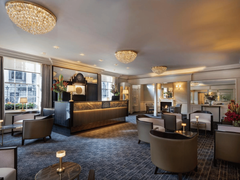 Irland - Lobby im Hotel in Dublin