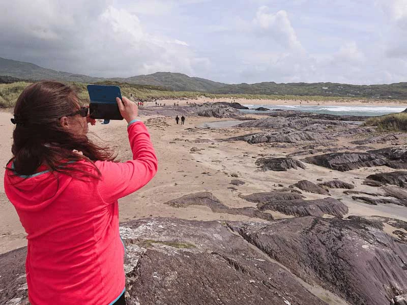 Sandstrand am Ring of Kerry, Irland