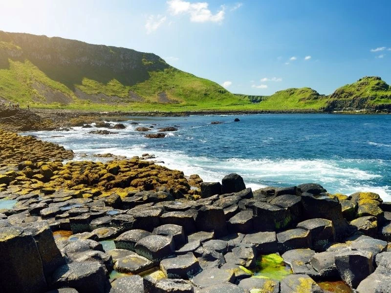 Causeway coast einzigartige Steinküste rural