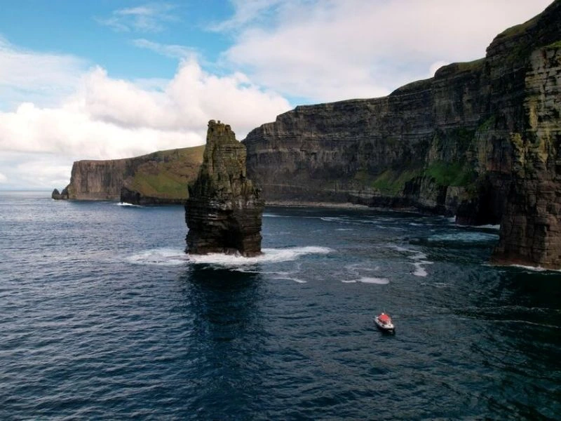 Beeindruckenden Doolin cliffs in Clare