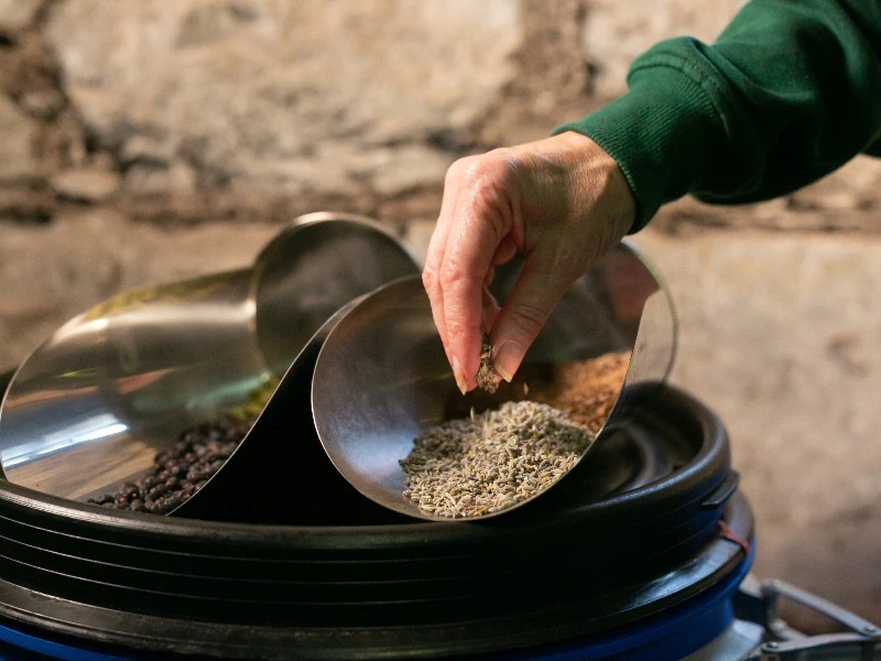 Blick in die Middleton Jameson Brennerei