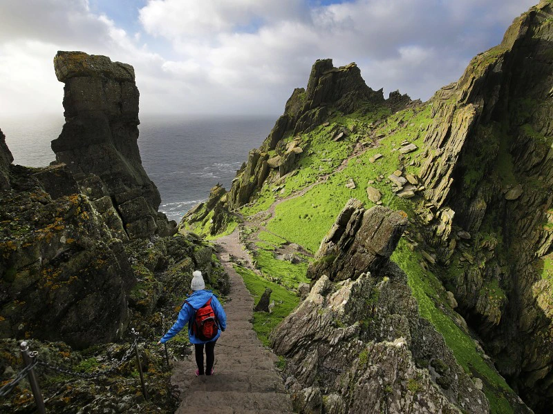 Wandern auf Skelling Michal