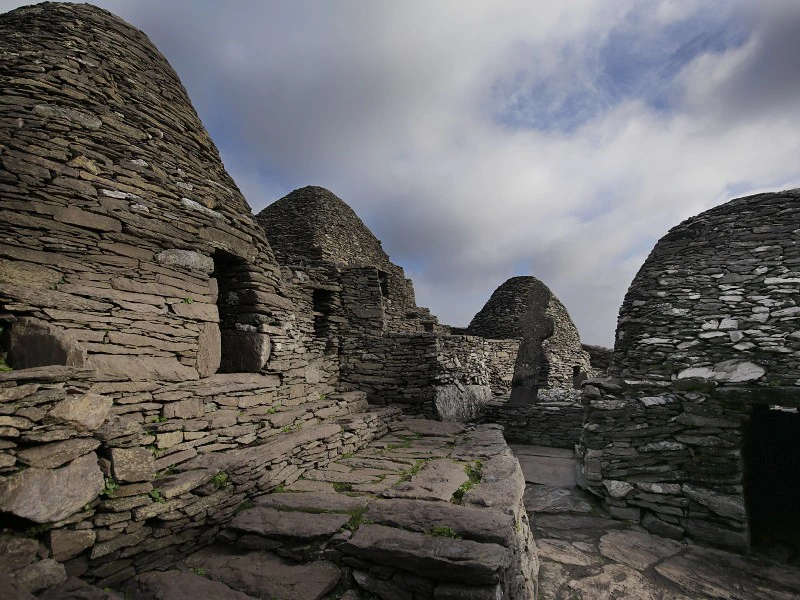Gebäude auf Kerry Skellig Michael