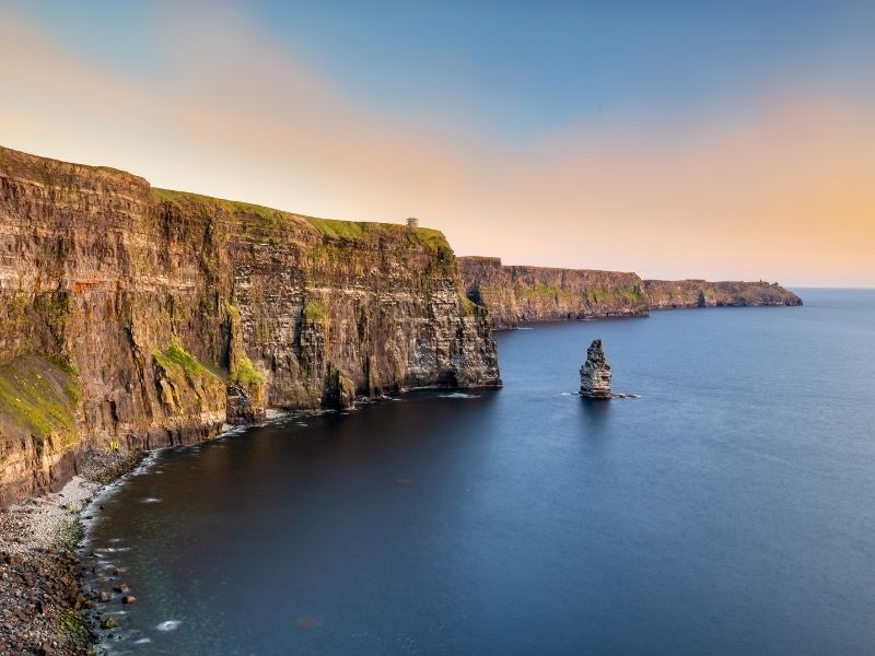 Cliffs of Moher im Abendlicht