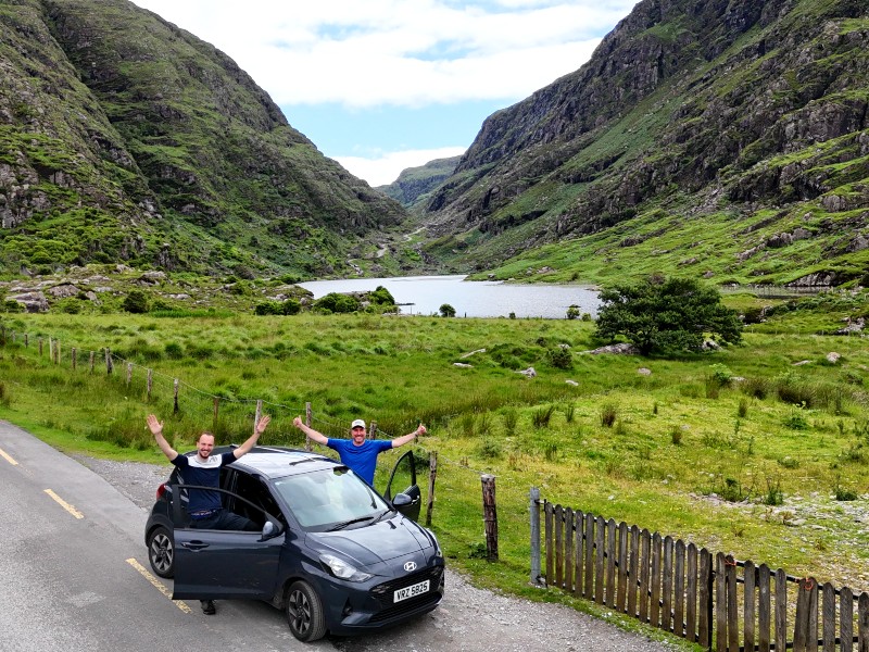 Gap of Dunloe: mit dem Mietwagen in der Natur
