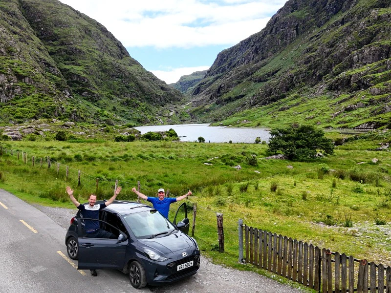 Gap of Dunloe: mit dem Mietwagen in der Natur