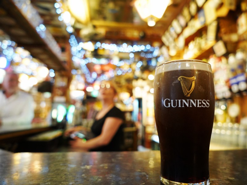Guinness trinken im Duke of York