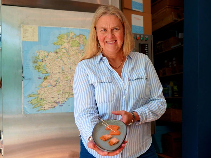 Geräucherten Lachs probieren in Clare