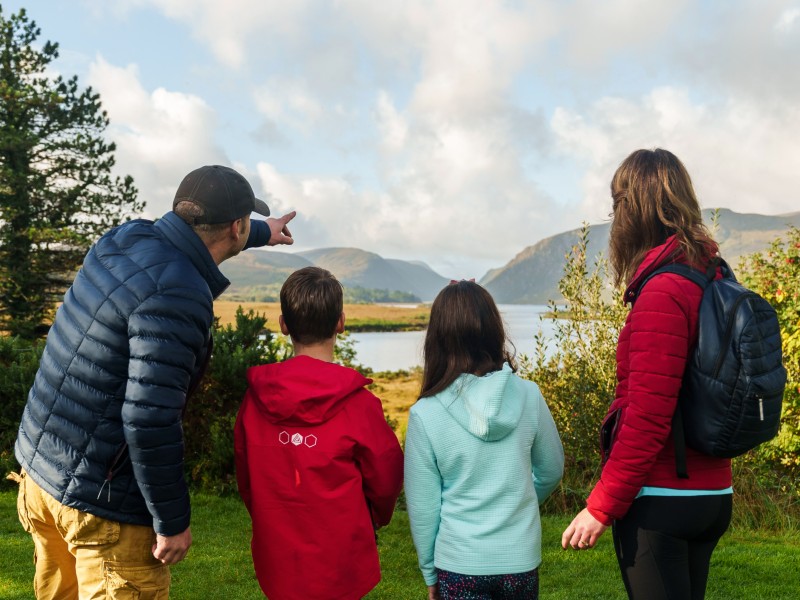 Familie im Glenveagh Nationalpark