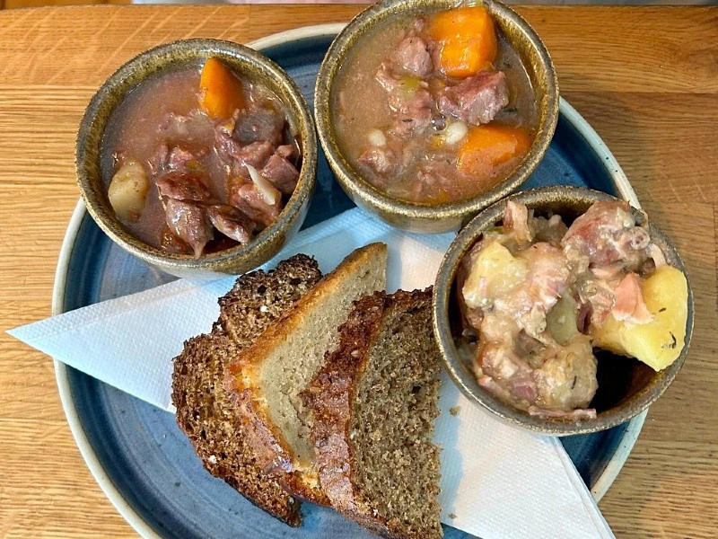 Essen während der Foodtour in Dublin