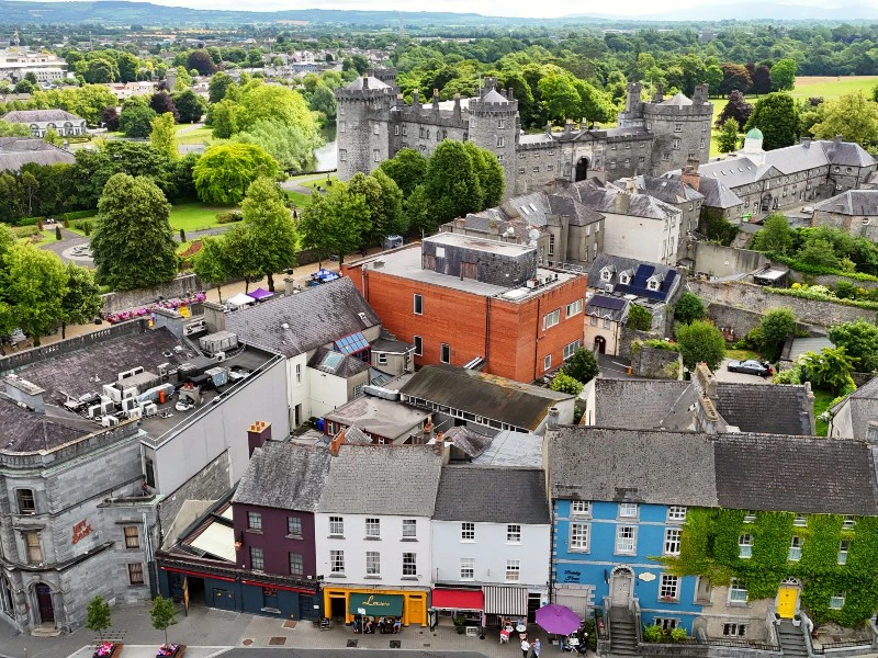 Aufnahme auf die Dächer der Stadt