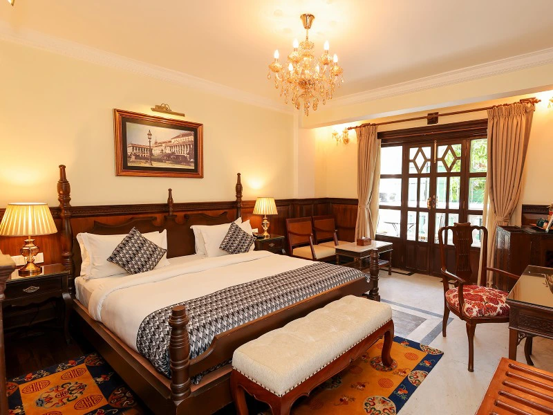 Zimmer im komfortablen Hotel in Kathmandu, Nepal