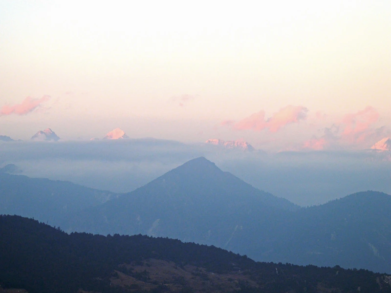 Helambu Berge in Nepal