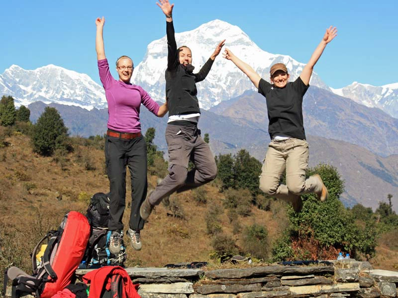 Nepal Rundreise Annapurna Bergpanorama