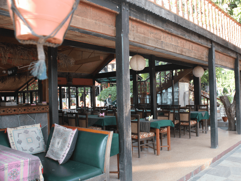 Sitzbereich des Hotels