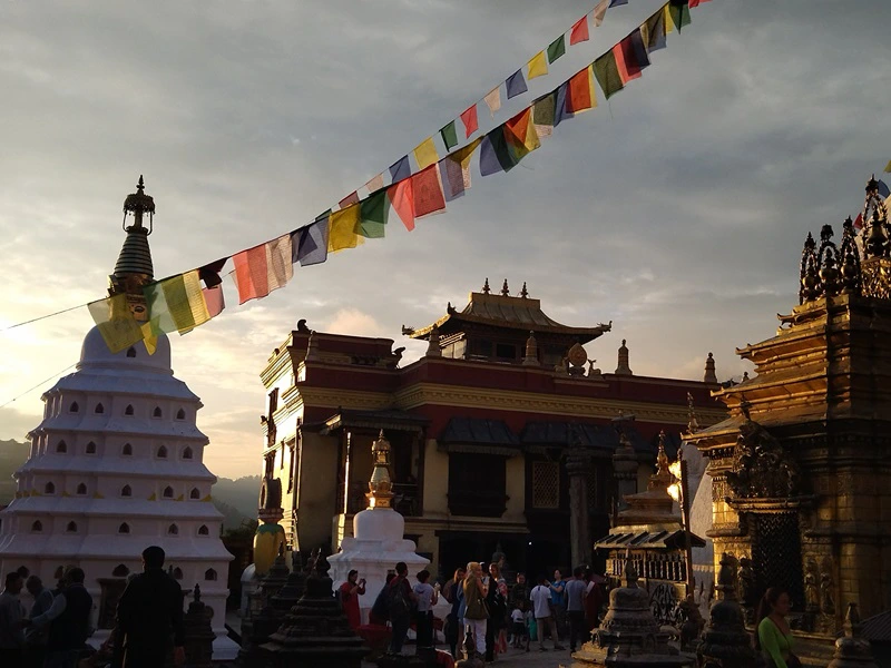 Affentempel in Kathmandu - Nepal Urlaub