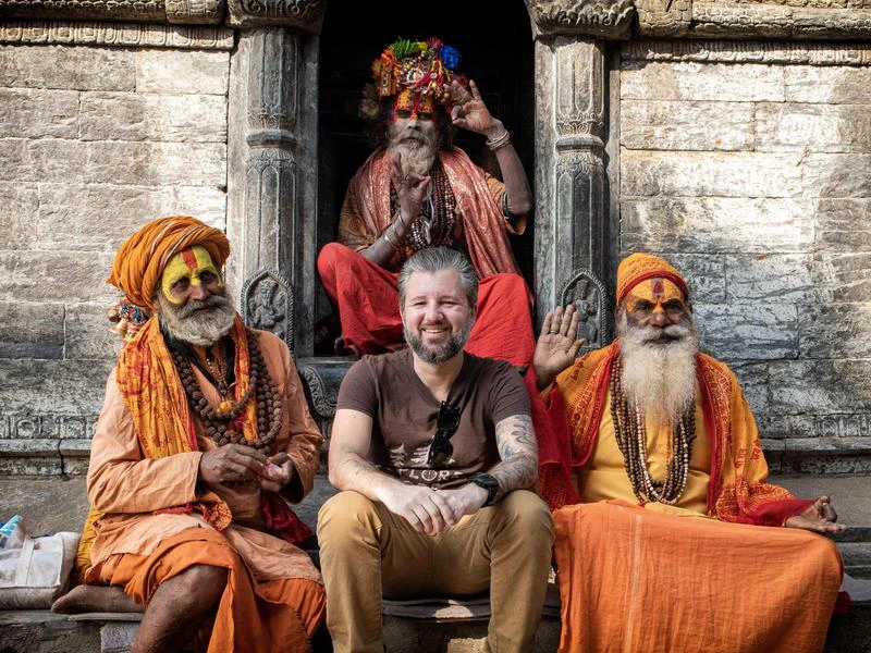 Heilige Männer in Kathmandu