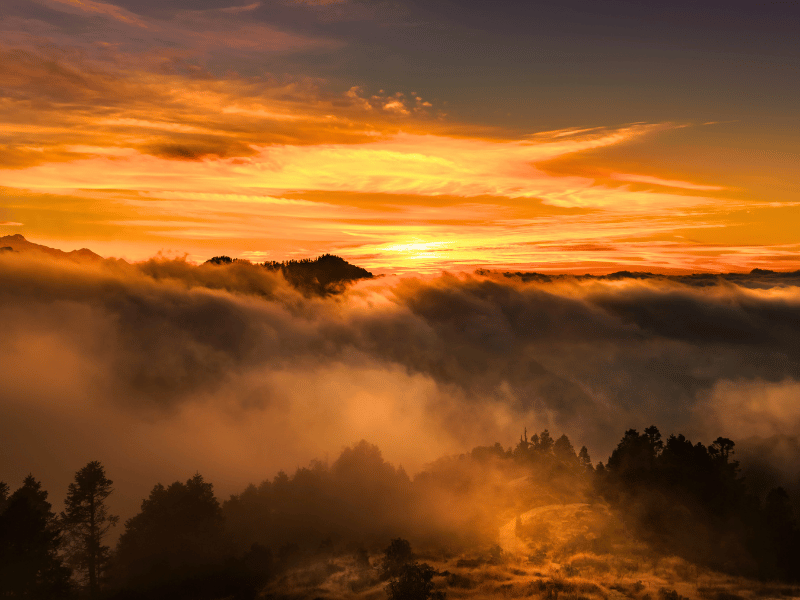 Sonnenaufgang bei Poon Hill