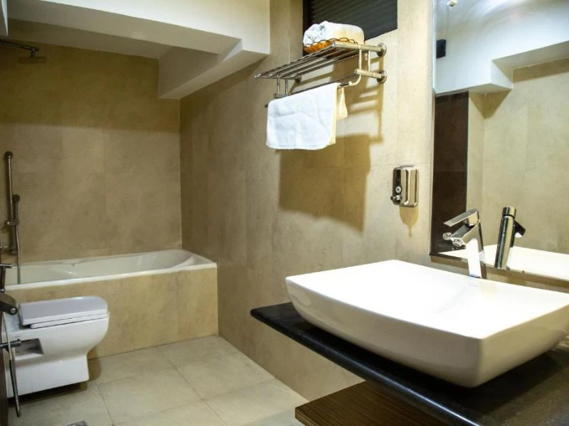 Hotelbad in Bhaktapur in Nepal