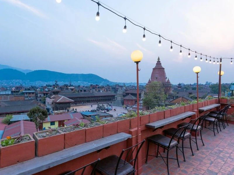 Terrasse des Hotels