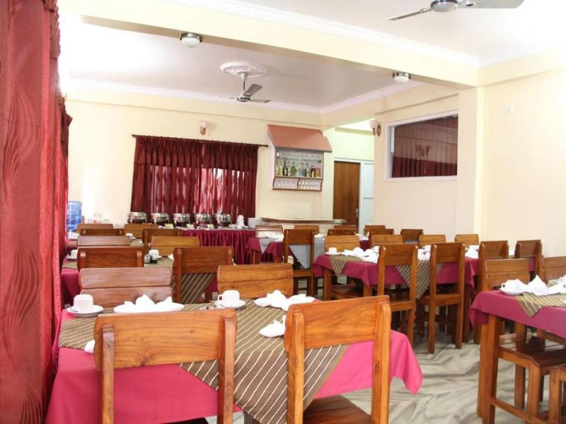 Frühstücksraum in Pokhara